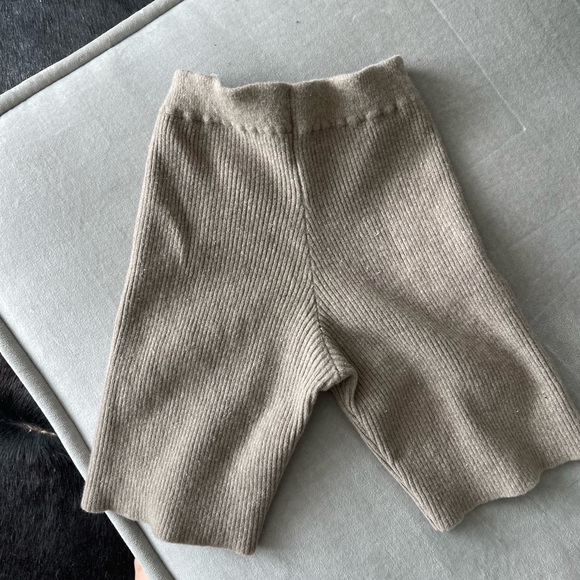 AMI AMALIA ribbed-knit high-waisted Cycle Shorts - Picture 5 of 5